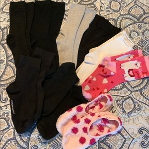 9 pair of Gently Used Socks